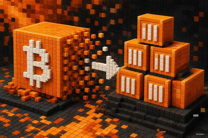 블랙록 IBIT 50억 달러 비트코인 전환|ETF 자금 유입과 다른 이유 1 블랙록 비트코인 ETF 스왑 거래 일러스트