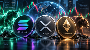 2026년 9월 알트코인 시장 분석|SOL·XRP·ETH 가격 흐름과 체크포인트 2 2026년 9월 솔라나 XRP 이더리움 알트코인 시장을 표현한 이미지