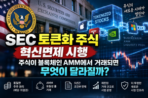 SEC 토큰화 주식 혁신면제｜블록체인 AMM 거래 구조 분석